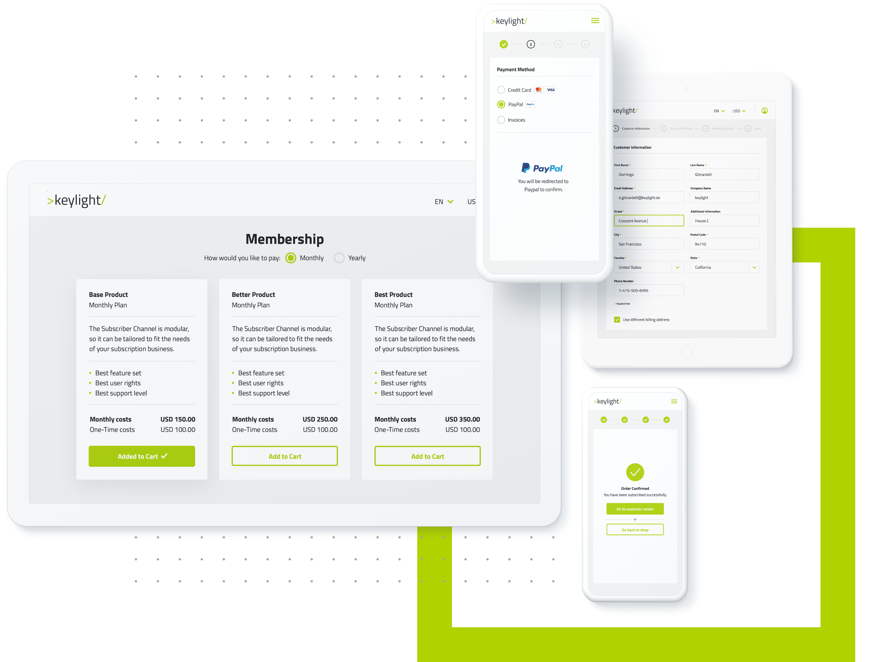 keylight Subscription Platform keylight Subscription Platform